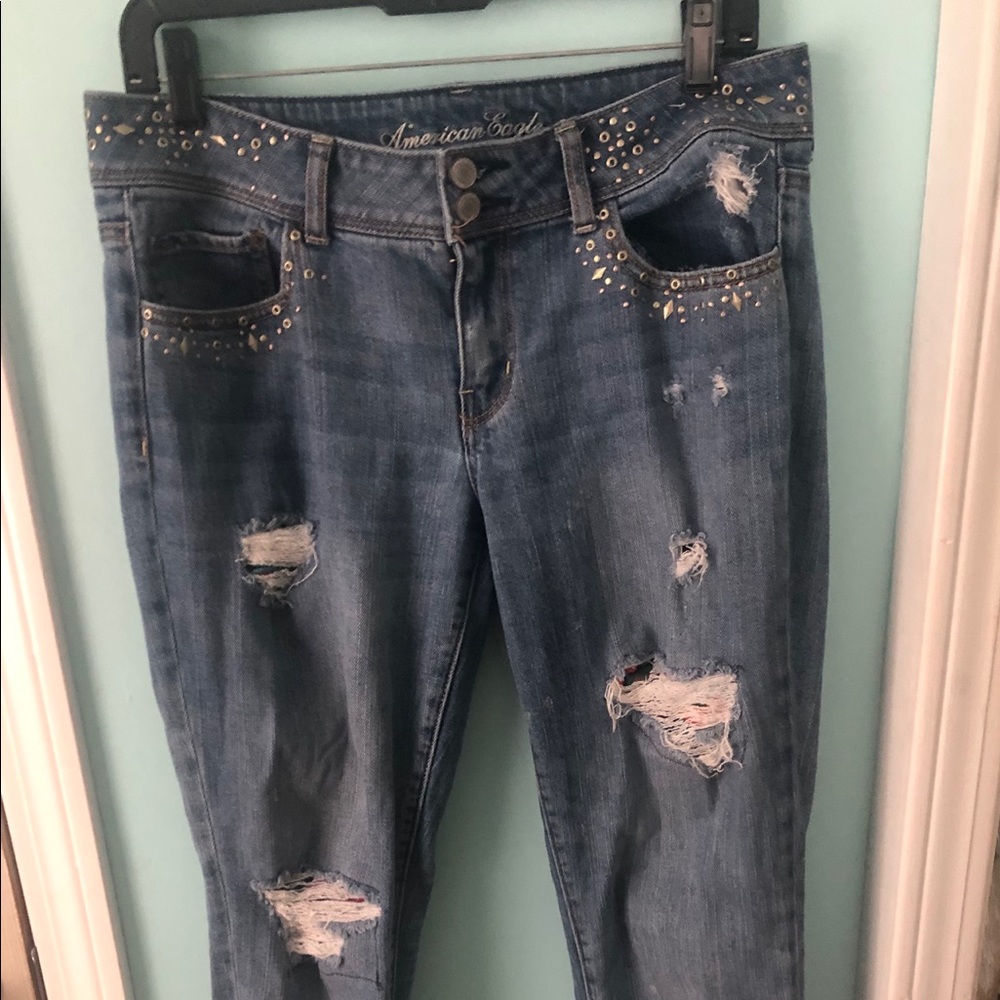 2000s low rise American Eagle Jeans